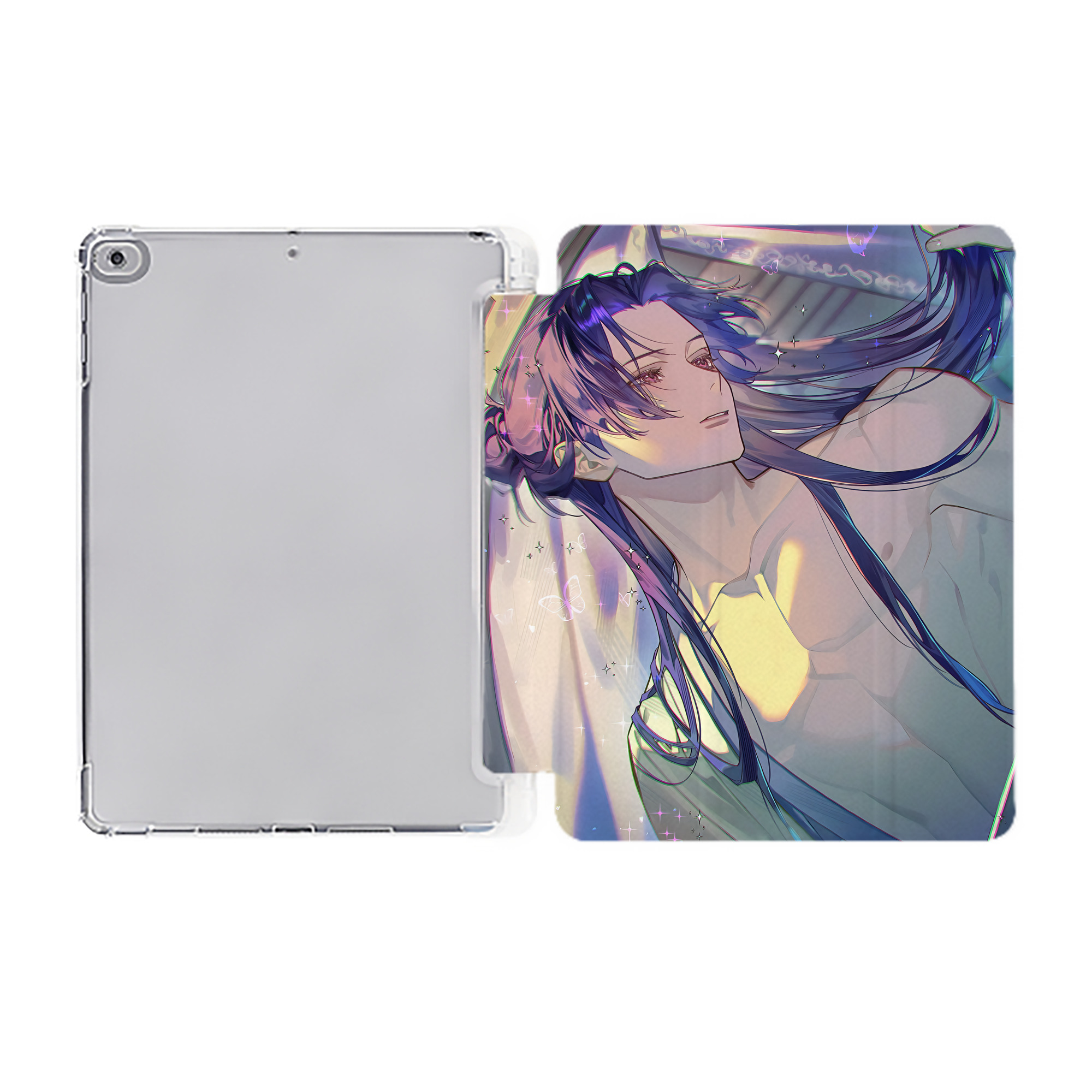 （画像用） 薬屋のひとりごと The Apothecary Diaries IPad ケース ペン収納付き 三つ折りスタンド PUレザー×シリコン 対応機種9.5/10.5/10.9インチ
